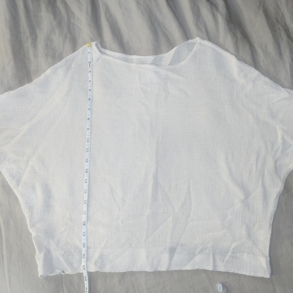 JAMIE + THE JONES open weave marble sweater - Picture 4 of 8